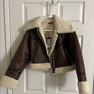 Mavi Brown and Cream Puffer Jacket